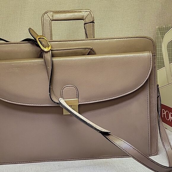 Leed's Finest Leather Two In One Portfolio Business Case NIB - Picture 5 of 10